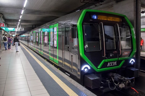 Milan underground – the green line of Milan