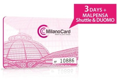 MilanoCard 3 days + Malpensa Shuttle + Duomo Ticket