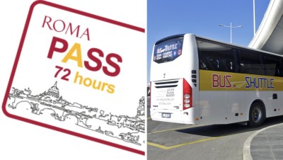 Roma Pass 72 Hours + Fiumicino Shuttle round trip